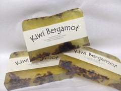 Kiwi Bergamot Soap Slice